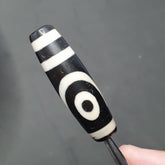 2 Eyes Tibetan Agate Dzi Bead Amulet