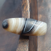 Natural Eye Agate Bead: Himalayan Tibetan Gemstone (43.1mm)