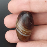 Natural Suliemani Eye Pattern Vintage Agate Bead Amulet