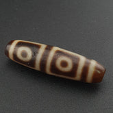 Anitque Himalayan Tibetan 4 Eyes Agate Dzi Bead Amulet