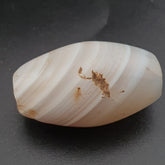 Ancient White Suliemani Agate Bead Amulet