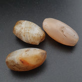 Rare Ancient Natural Eye Suleimani Agate Bead 3 pcs Lot