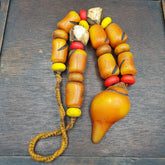 298g Moroccan Berber Necklace Handcrafted Amber Vintage Jewelry African Necklace