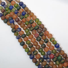 Vintage Trade Candy Glass Beads Beaded Necklace