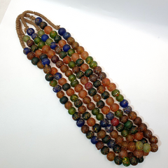 Vintage Trade Candy Glass Beads Beaded Necklace