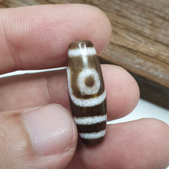 Eye Bead Tibetan dzi bead old amulet Agate Tibet gzi pendant