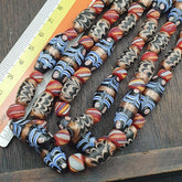 Vintage Venetian style Fancy Aventurine Glass beads Necklace