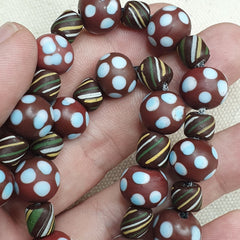 Thousand eyes venetian Style BEADS Necklace