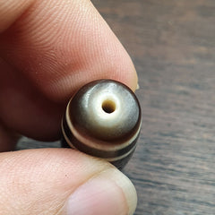 Old Tibetan 3 Circle Eyes in Eye Agate stone Dzi Bead Hi Quality Amulet
