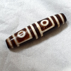 Tibetan Nepalese dzi bead 4 eyes in Eyes amulet Agate Bead PR-2