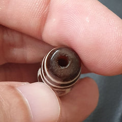 Tibetan Nepalese dzi bead 4 eyes in Eyes amulet Agate Bead PR-2