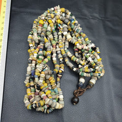 RM-3 Authentic Ancient Islamic Roman Era Beads Strand Necklace 6 Strands