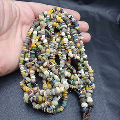 RM-3 Authentic Ancient Islamic Roman Era Beads Strand Necklace 6 Strands
