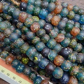 Vintage Trade Multicolor Candy Glass Beads Beaded Necklace CND-G5