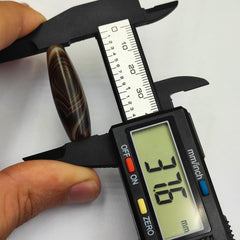 Vintage Old Yemeni Agate Natural Eye Rare pattern Banded Agate Bead YM-2