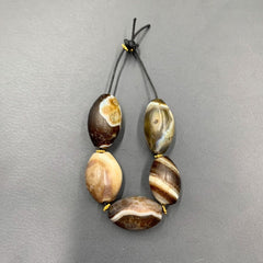 Ancient Old Himalayan Indo Tibetan Soleimani Agate Beads Genuine Beads.