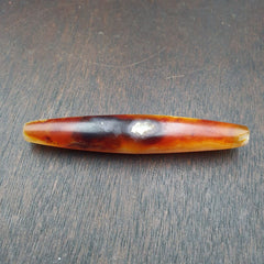 Antique yemeni old crystal agate middle eastern yellow agate bead -35y