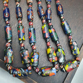 Vintage murano style trade beads necklace