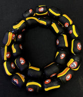 Vintage beautifull art deco venetian millefiori glass bead strand 22"Gift