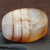 Ancient achaemenid-sassanian persian agate pegasus stamp seal very rare