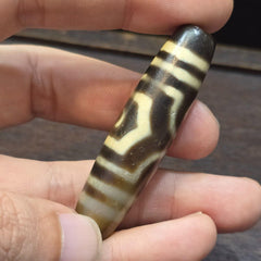 3 eyes vintage old himalayan indo tibetan rare patterns eye dzi amulet beads