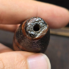 Dragon Skin Agate Bead: Himalayan Tibetan Amulet