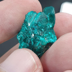 Green Dioptase Crystal Specimen: Congo Mineral Display (50 Carats)