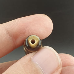 4 eyes unique pattern totem tibetan old agate dzi bead amulet pendant