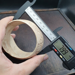 Naga conch shell bracelet, engraved scorpion animals figurine arm band