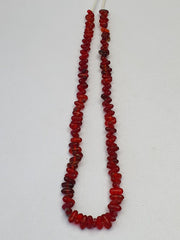 Old beads vintage red glass beads jewelry necklaceGift