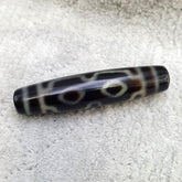 4 eyes unique pattern himalayan tibetan agate dzi bead amulet lucky charm bead