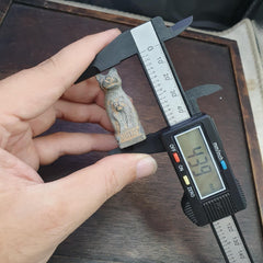 Antique stone animal figurine mysterious cats animals bead amulet