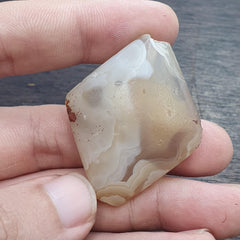 Huge ancient old crystalized agate antique himalayan indo tibetan bead