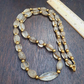 Tibetan quartz beads necklace himalayan healing crystal for meditation & energy