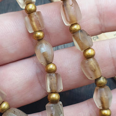 Tibetan quartz beads necklace himalayan healing crystal for meditation & energy