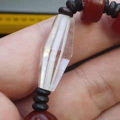 Himalayan Tibetan Carnelian and Himalayan Quartz Healing Bracelet