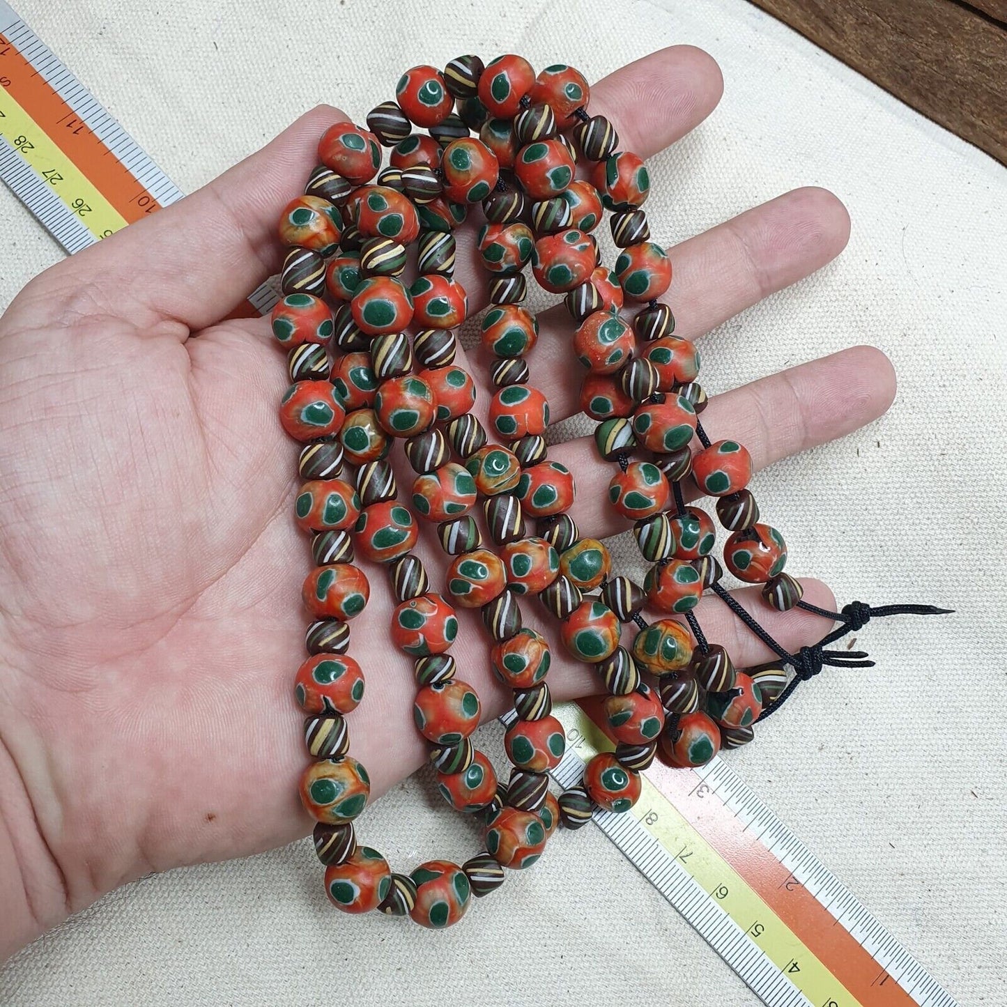 Gabri style thousand eyes venetian style beads strands