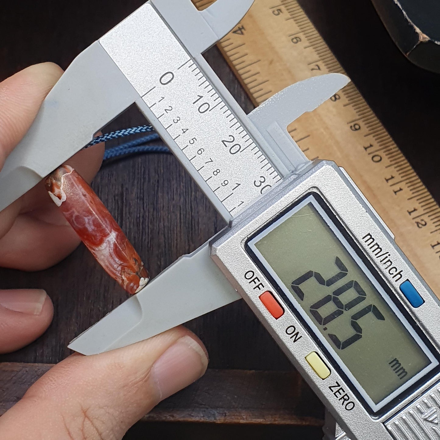 Antique ancient old himalayan indo tibetan Carnelian red agate bead Gift