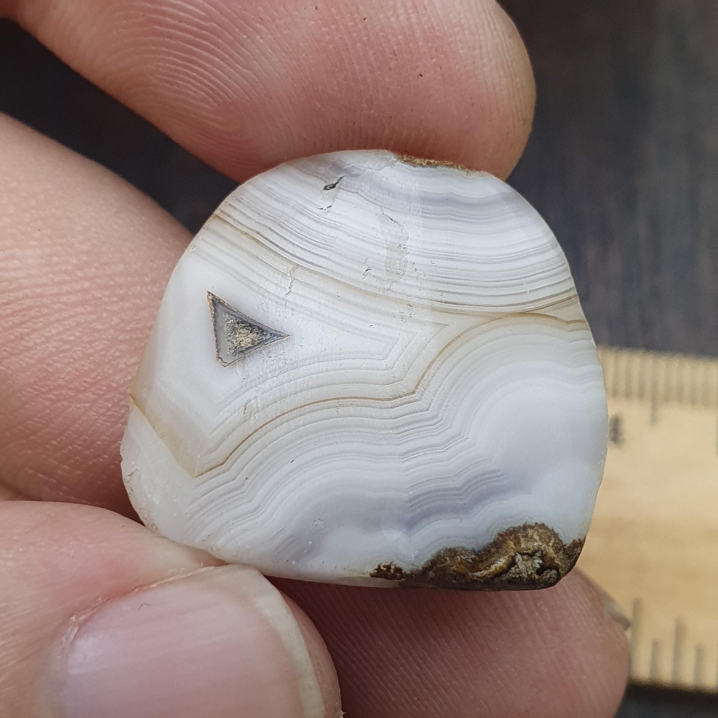 Authentic Antique Eye Agate Bead, Genuine Banded Agate Silk Road Artifact, Rare Eye Bead Jewelry Supply, Earthy Brown Toned Stone