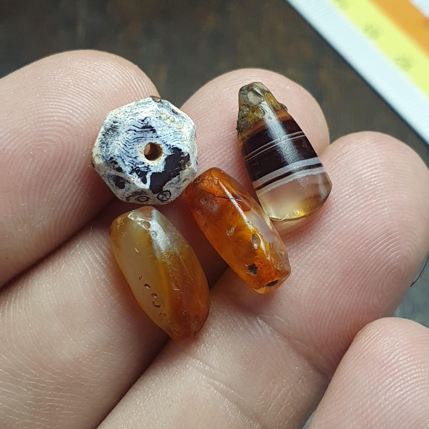 Ancient Carnelian beads Lot | Spiritual Amulet, Beaded Jewelry from pakistan