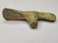 Circa 1800-600 BC Ancient Luristan Bronze Small Double Axe-Head Luristan Empire