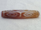 Himalayan Indo Tibetan vintage 6 Eyes rare Patterns Dzi chung Dzi Amulet Bead