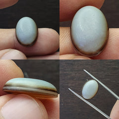 Old Ancient Indo Tibetan Antique Luk Mik Magic Eye Prayer Amulet Bead