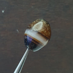 Vintage Tibetan Sulaimani Agate bead With Beautiful Stripes.SL-OS-02