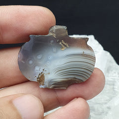 Wonderfully old Antique Himalayan Indo Tibetan Rare banded Agate Amulet Bead