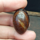 Vintage Tibetan Sulaimani Agate bead With Beautiful Stripes. SZ-WZ-21