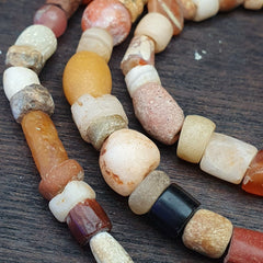 Authentic Ancient Islamic Roman Venetian Era Beads Strand Necklace #LC-NC-12