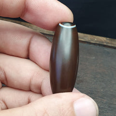 Vintage Old Himalayan Indo Tibetan Eye Agate Bead -KK-VD-898