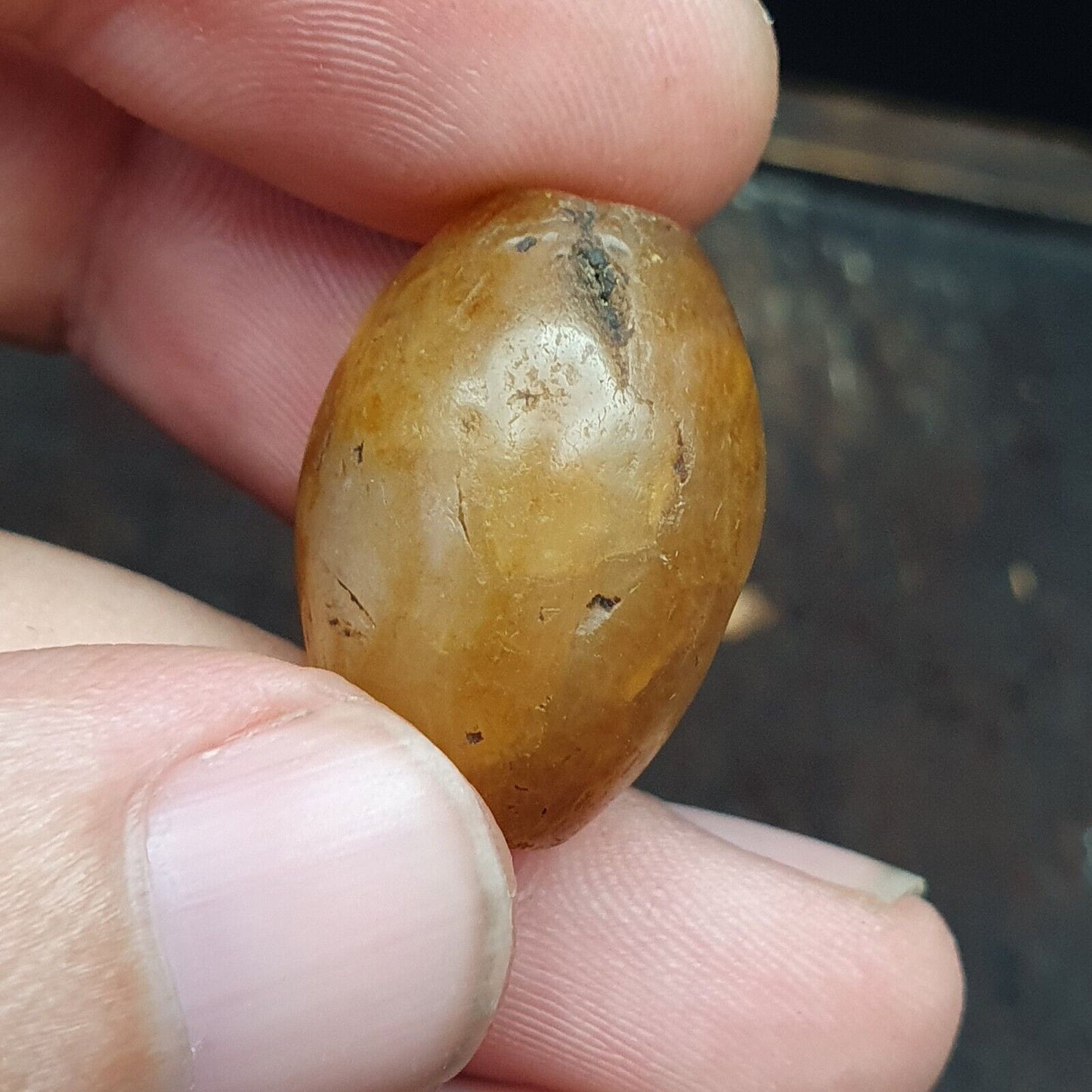 批次 5 古代古董喜馬拉雅蘇萊曼帶狀瑪瑙珠