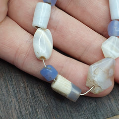 OLD BEAD Dzi Himalayan Afghani Persian Antique Agate Ancient Jewelry Antiquities